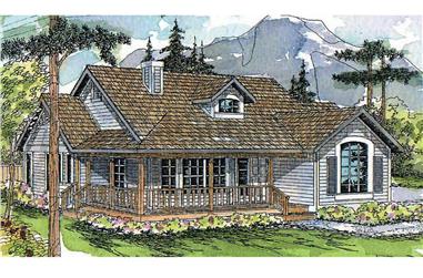 3-Bedroom, 1794 Sq Ft Farmhouse House - Plan #108-1315 - Front Exterior