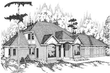 4-Bedroom, 3810 Sq Ft Contemporary House Plan - 108-1316 - Front Exterior