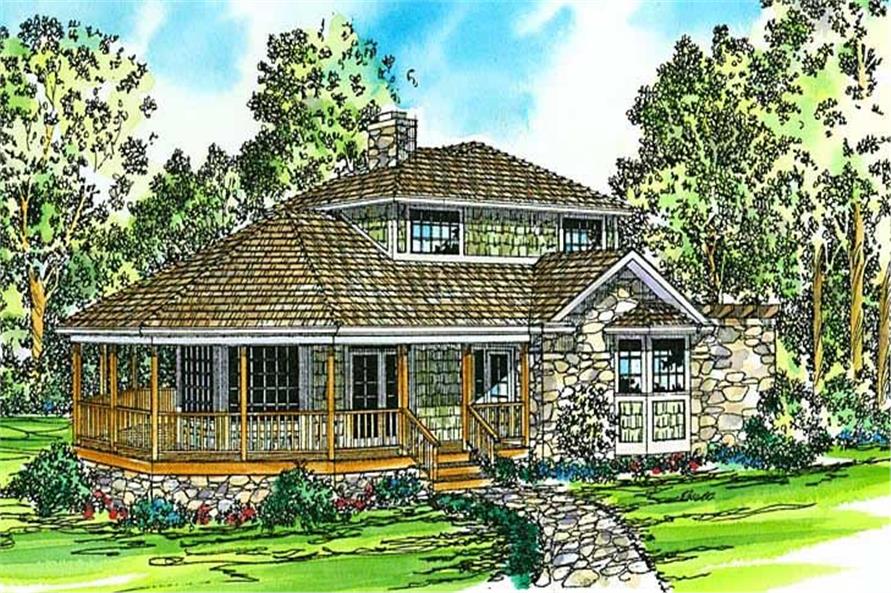 2-Bedroom, 1577 Sq Ft Contemporary Home Plan - 108-1340 - Main Exterior