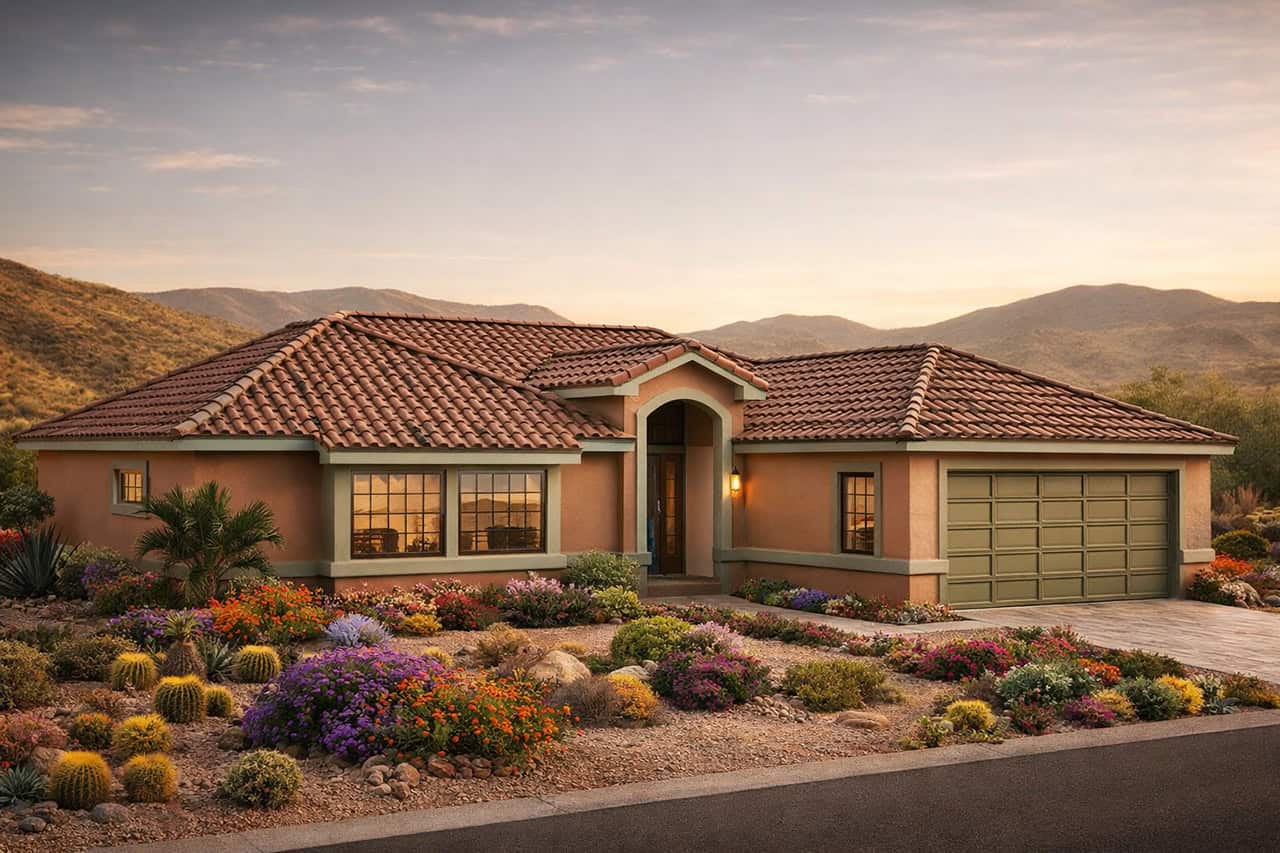 Front View of this 3-Bedroom,1636 Sq Ft Plan -108-1372