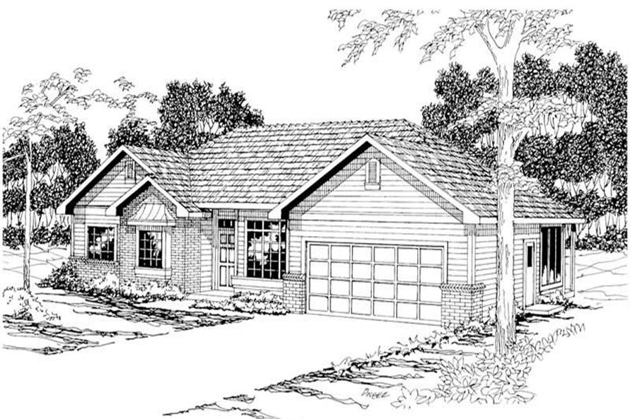 Main image for house plan # 3079