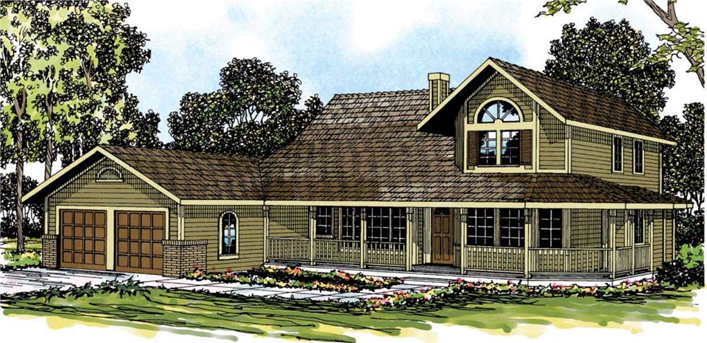 Main image for house plan # 3090