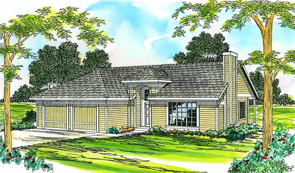 Main image for house plan # 3092