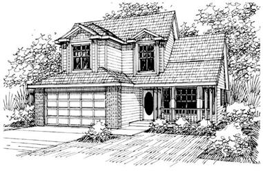 3-Bedroom, 2007 Sq Ft Country House Plan - 108-1448 - Front Exterior