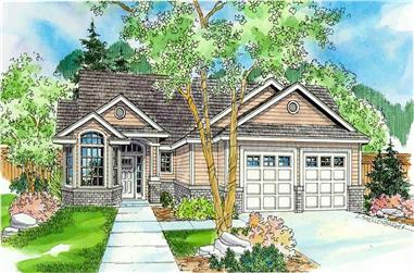 3-Bedroom, 3164 Sq Ft Country Home Plan - 108-1453 - Main Exterior