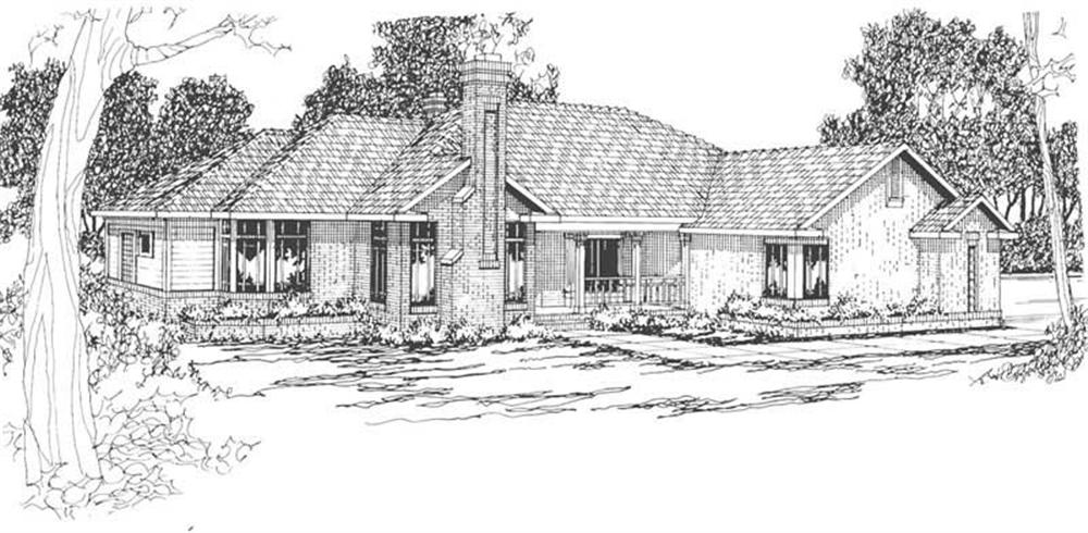 Main image for house plan # 3100