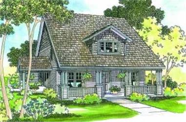 3-Bedroom, 1772 Sq Ft Country House Plan - 108-1493 - Front Exterior