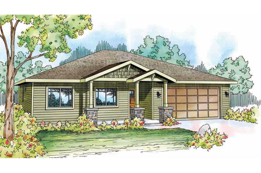 Craftsman Traditional Home With 3 Bedrms 1501 Sq Ft Plan 108 1503