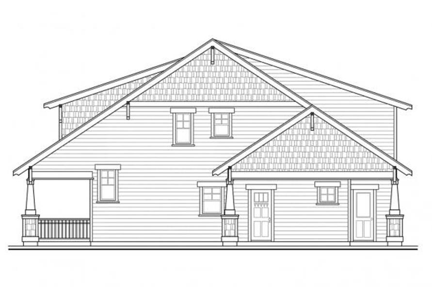 108-1530: Home Plan Right Elevation