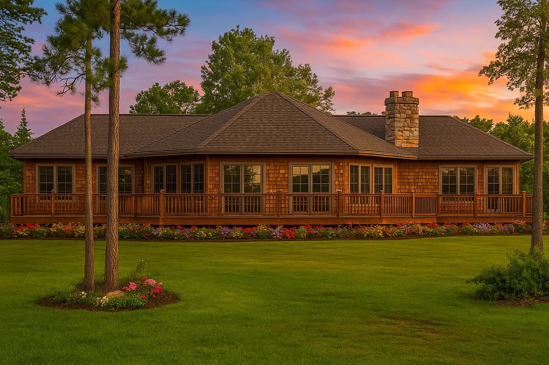 Rear View of this 3-Bedroom,2292 Sq Ft Plan -108-1556