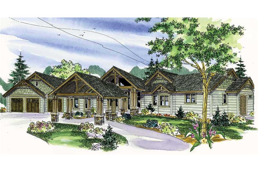  Craftsman House Plans With Porte Cochere 