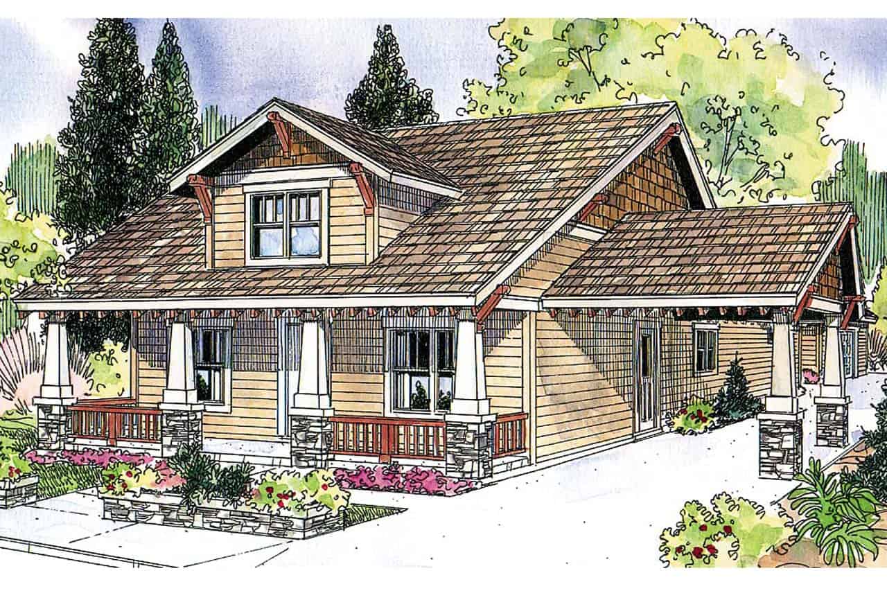 Front View of this 3-Bedroom,2222 Sq Ft Plan -108-1586