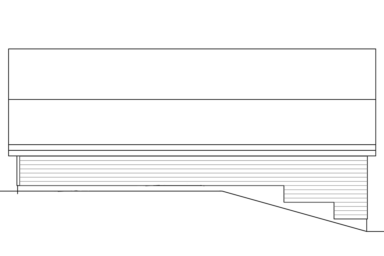 Home Plan Rear Elevation of this 0-Bedroom,1008 Sq Ft Plan -108-1779