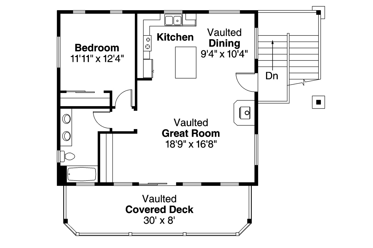  Garage  Apartment Plan  1 Bedroom 3 Car Garage  1792 Sq Ft