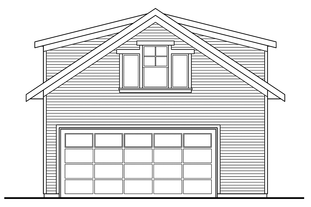 Home Plan Rear Elevation of this 3-Bedroom,2881 Sq Ft Plan -108-1833