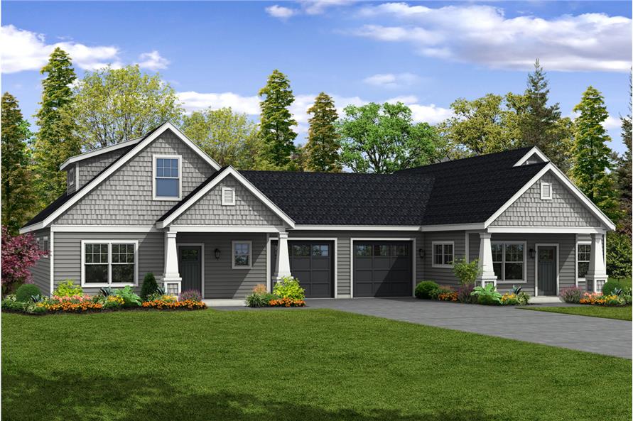 Multi Unit House  Plan  108 1852 3 Bedrm 1647 Sq  Ft  Per 