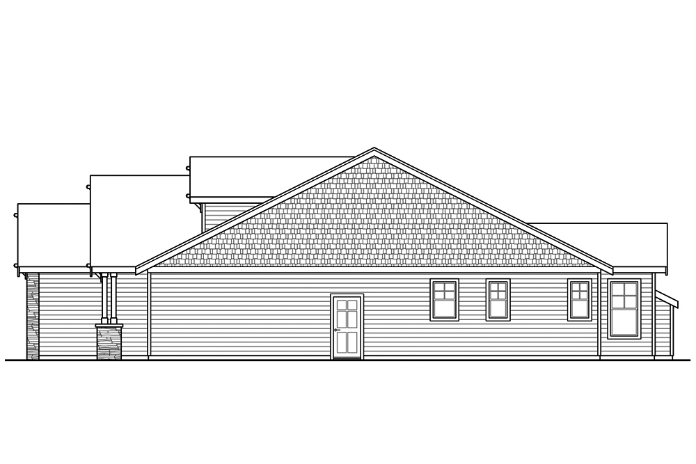 Home Plan Right Elevation of this 3-Bedroom,1963 Sq Ft Plan -108-1859