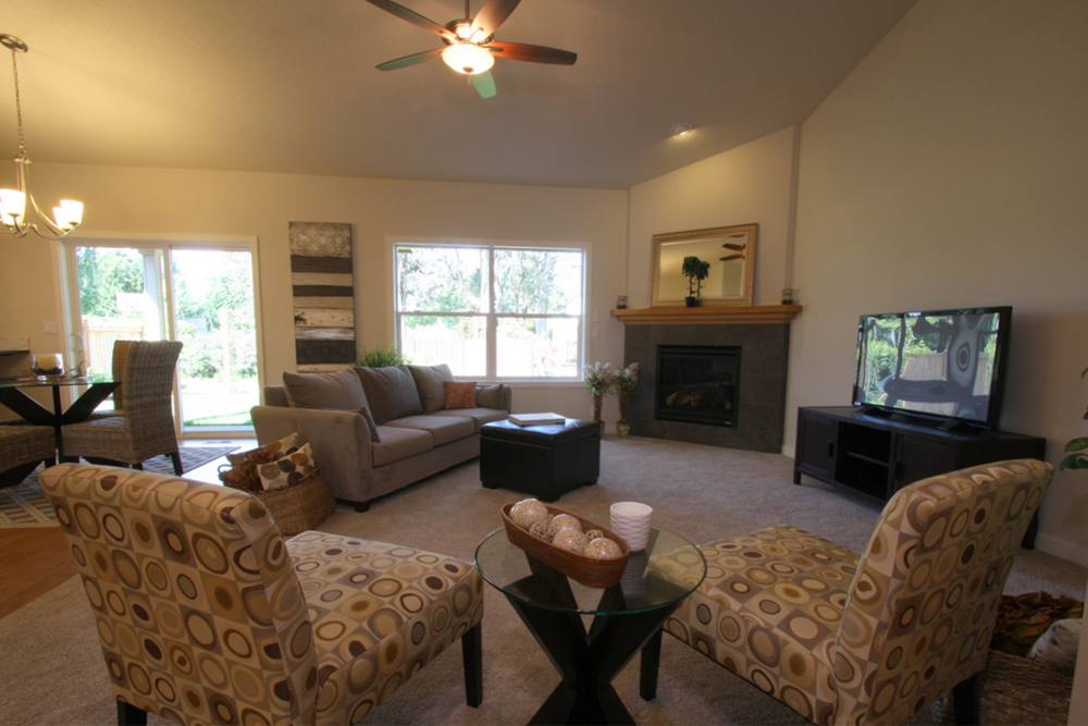 Living Room of this 3-Bedroom,1859 Sq Ft Plan -1859