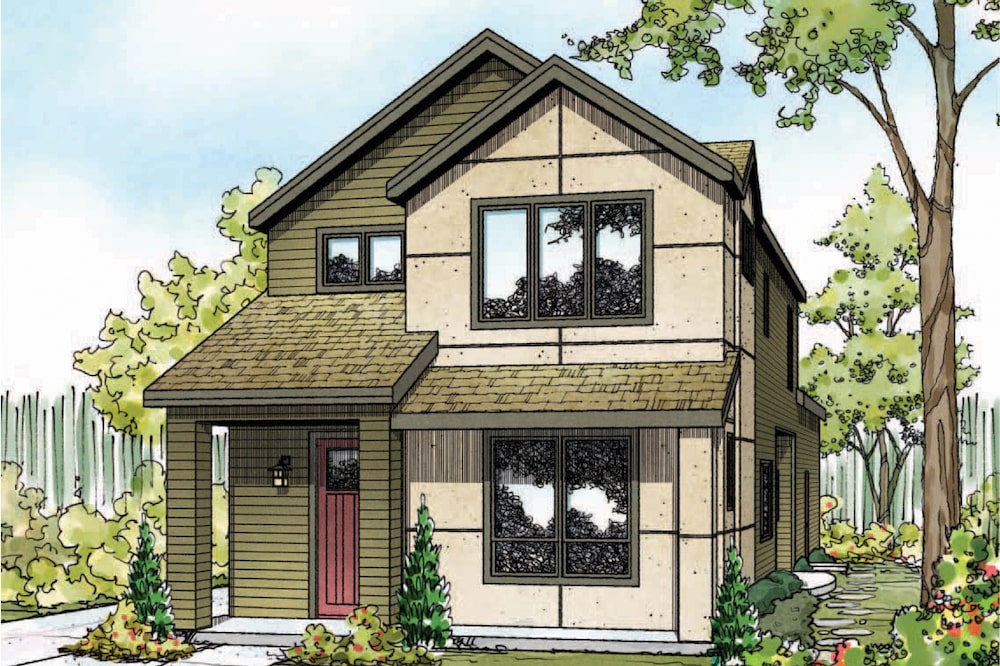 Front View of this 3-Bedroom, 1688 Sq Ft Plan - 108-1903