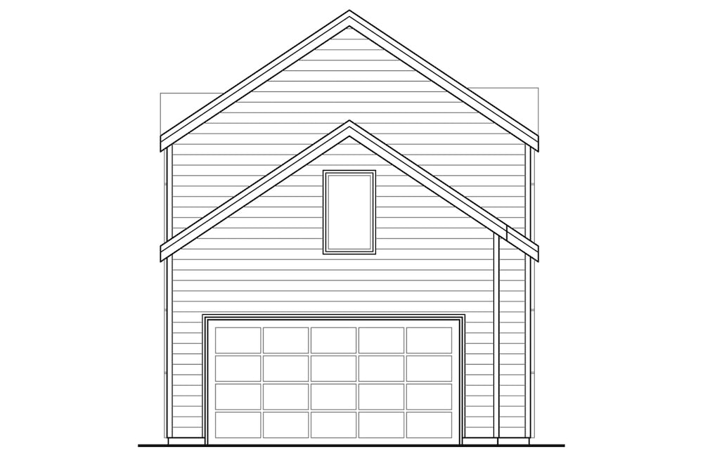 Home Plan Rear Elevation of this 3-Bedroom,1688 Sq Ft Plan -108-1903