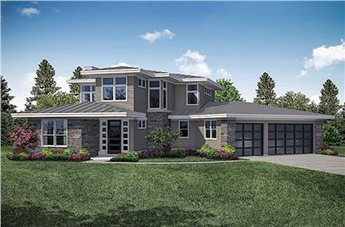 3-Bedroom, 3027 Sq Ft Contemporary Home - Plan #108-1910 - Main Exterior