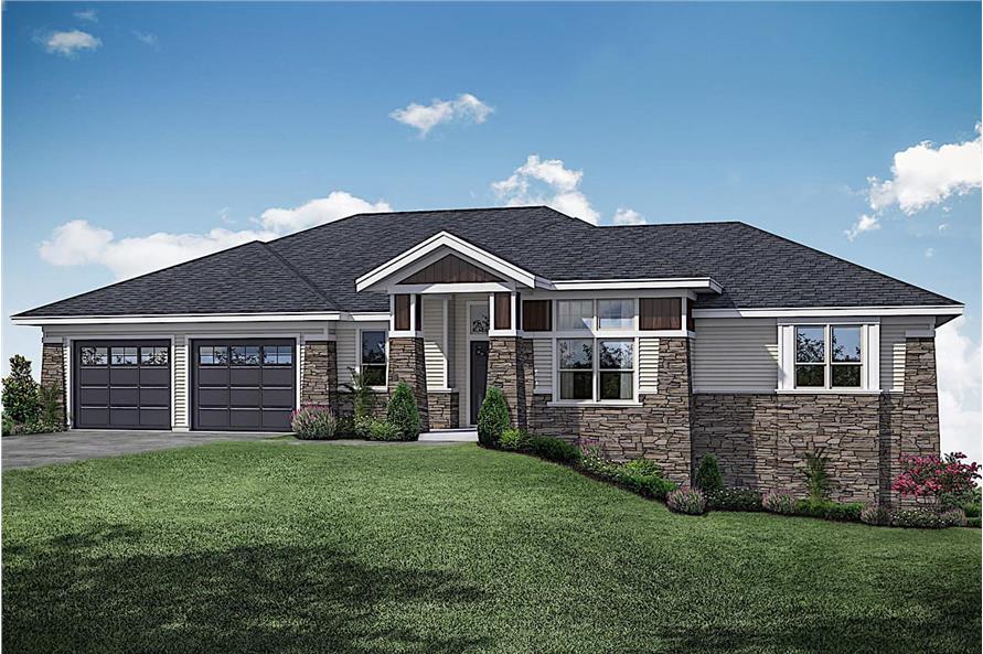 3-Bedroom, 3237 Sq Ft Contemporary Home - Plan #108-1922 - Main Exterior