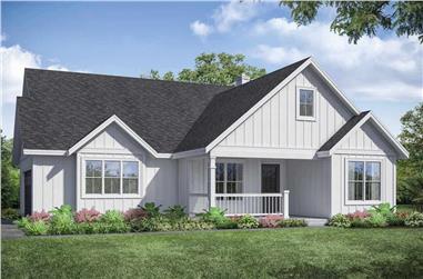 3-Bedroom, 2297 Sq Ft Ranch House Plan - 108-1936 - Front Exterior