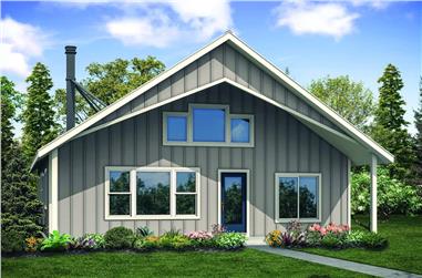 2-Bedroom, 1706 Sq Ft Cottage House - Plan #108-1938 - Front Exterior