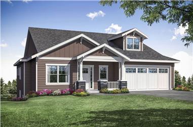 3-Bedroom, 2958 Sq Ft Ranch House - Plan #108-1951 - Front Exterior