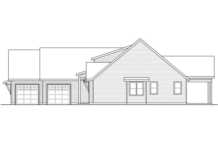 108-2014: Home Plan Right Elevation