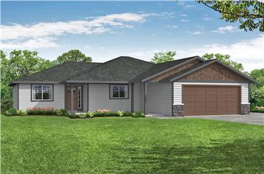 3-Bedroom, 1697 Sq Ft Ranch House Plan - 108-2093 - Front Exterior