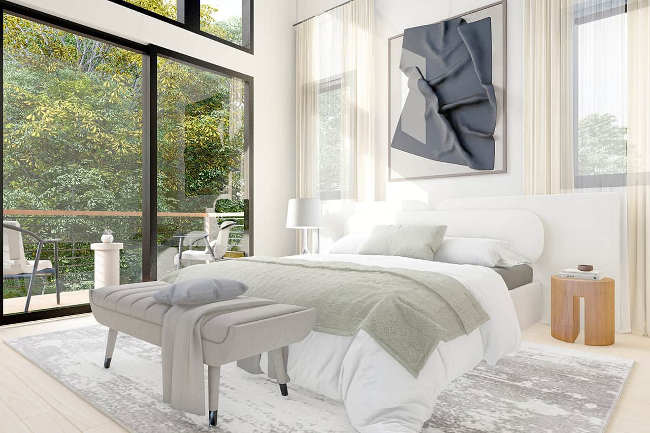 Master Bedroom of this 2-Bedroom,1199 Sq Ft Plan -108-2117