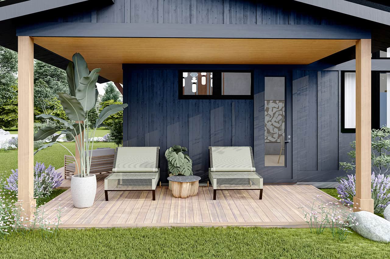 Porch of this 2-Bedroom,1199 Sq Ft Plan -108-2117