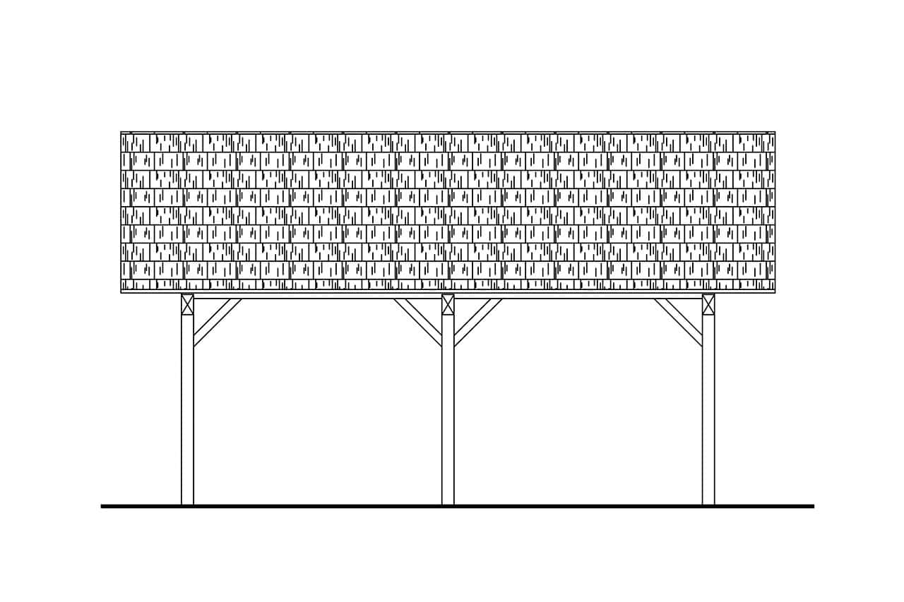 Home Plan Right Elevation of this 0-Bedroom,1 Sq Ft Plan -108-2130