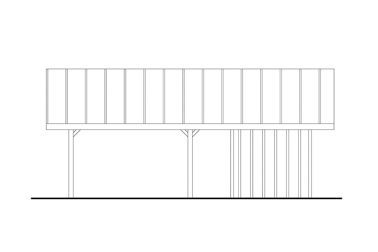 Home Plan Right Elevation of this 0-Bedroom,1 Sq Ft Plan -108-2131