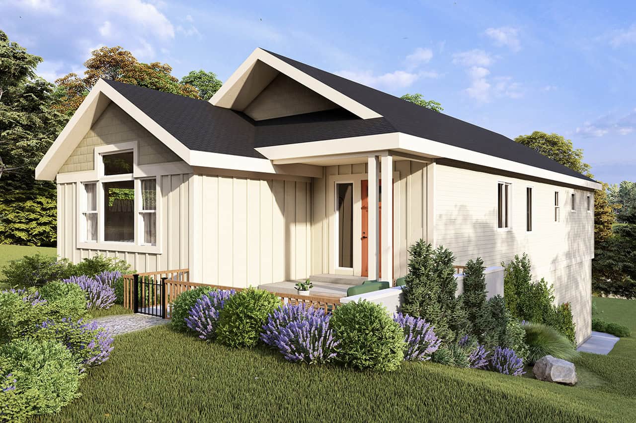 Right Side View of this 3-Bedroom,1947 Sq Ft Plan -108-2136