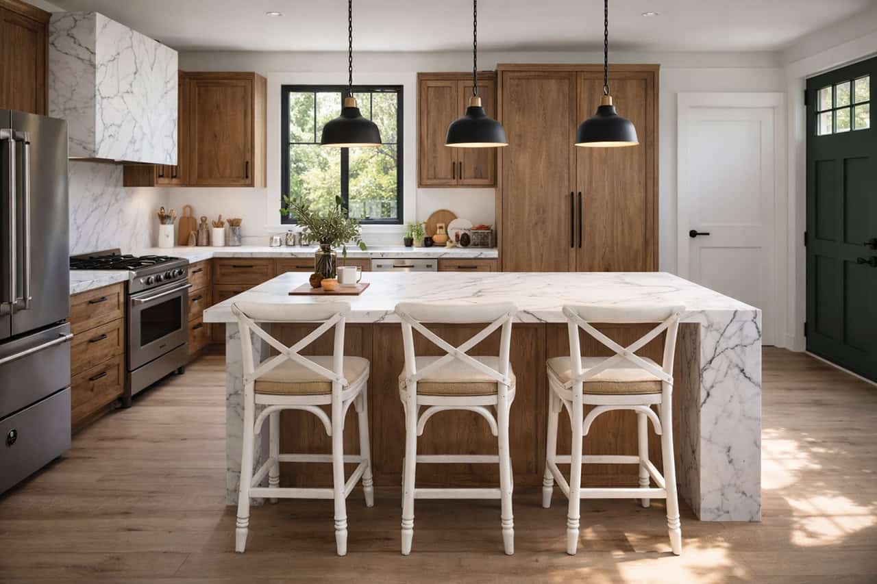 Kitchen: Kitchen Island of this 3-Bedroom,1947 Sq Ft Plan -108-2136