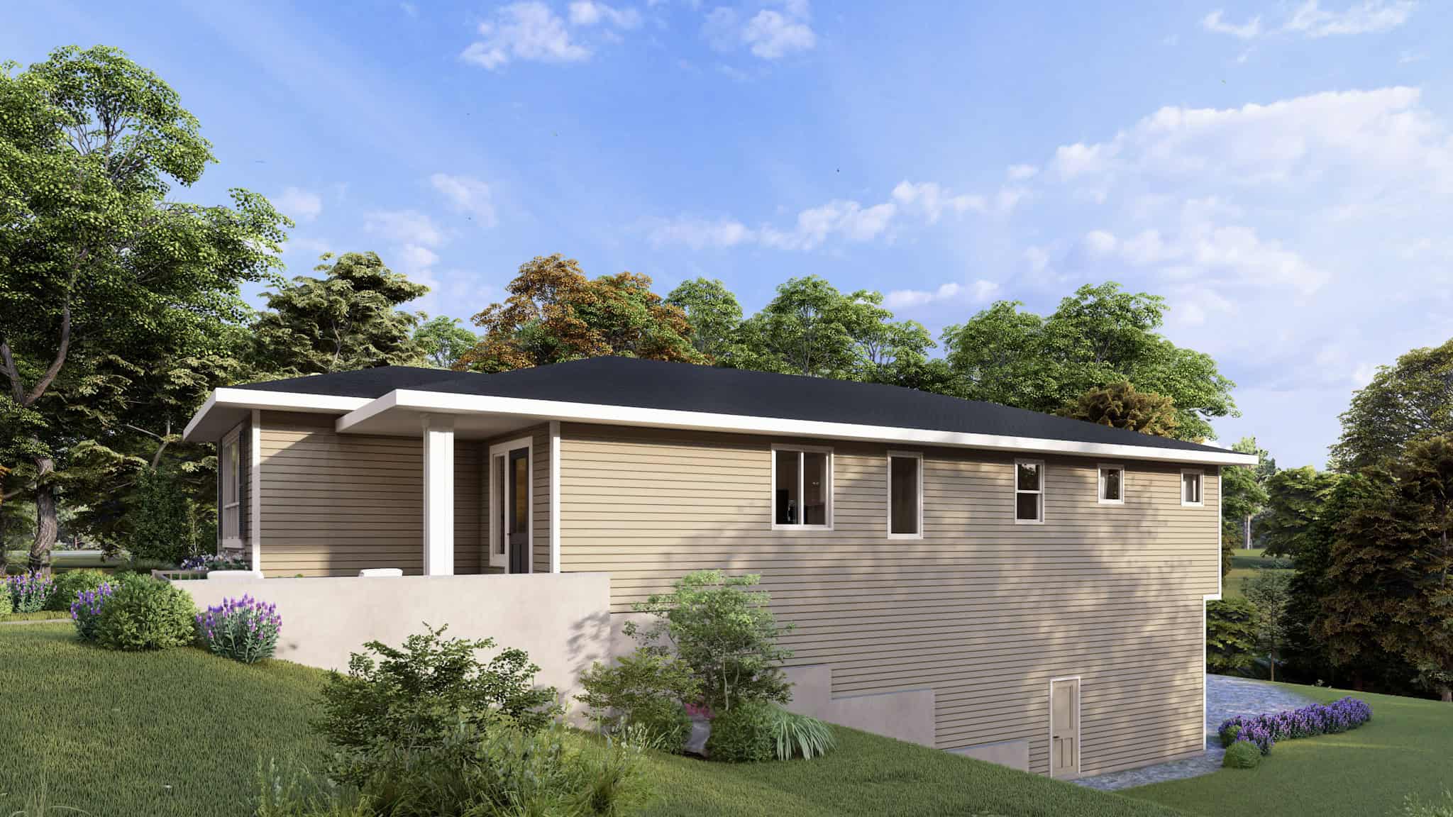 Right Side View of this 3-Bedroom,1947 Sq Ft Plan -108-2137