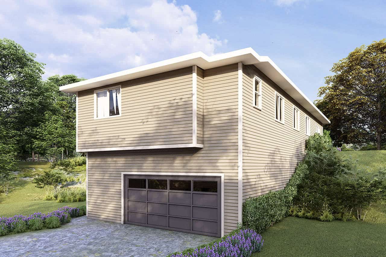 Rear View of this 3-Bedroom,1947 Sq Ft Plan -108-2137