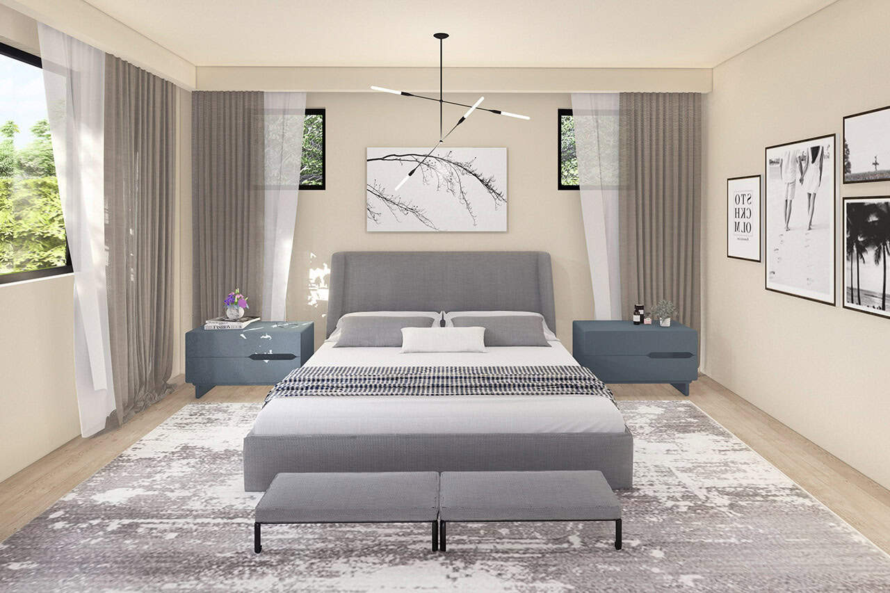 Master Bedroom of this 3-Bedroom,1947 Sq Ft Plan -108-2137