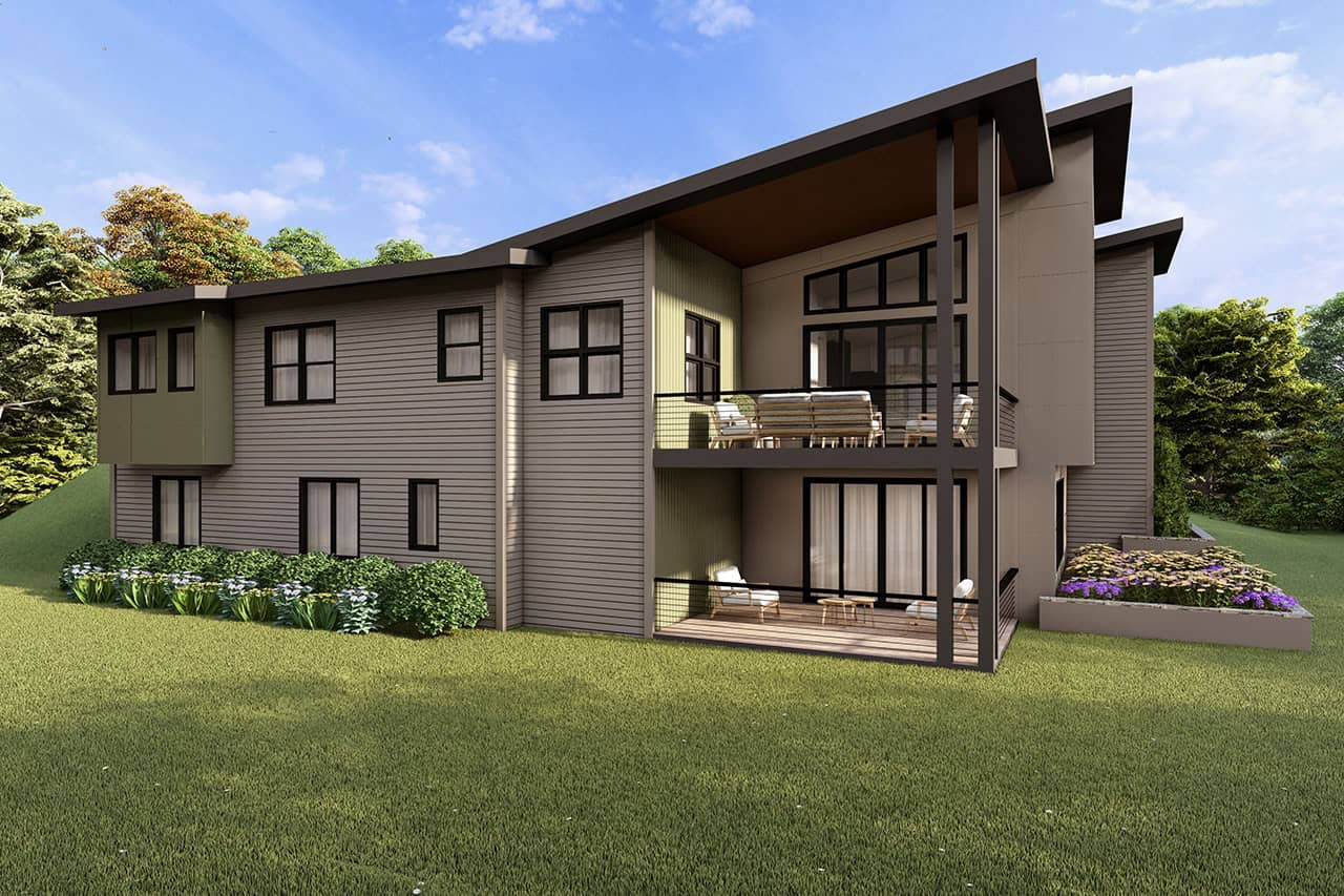 Right Side View of this 3-Bedroom,3013 Sq Ft Plan -108-2141