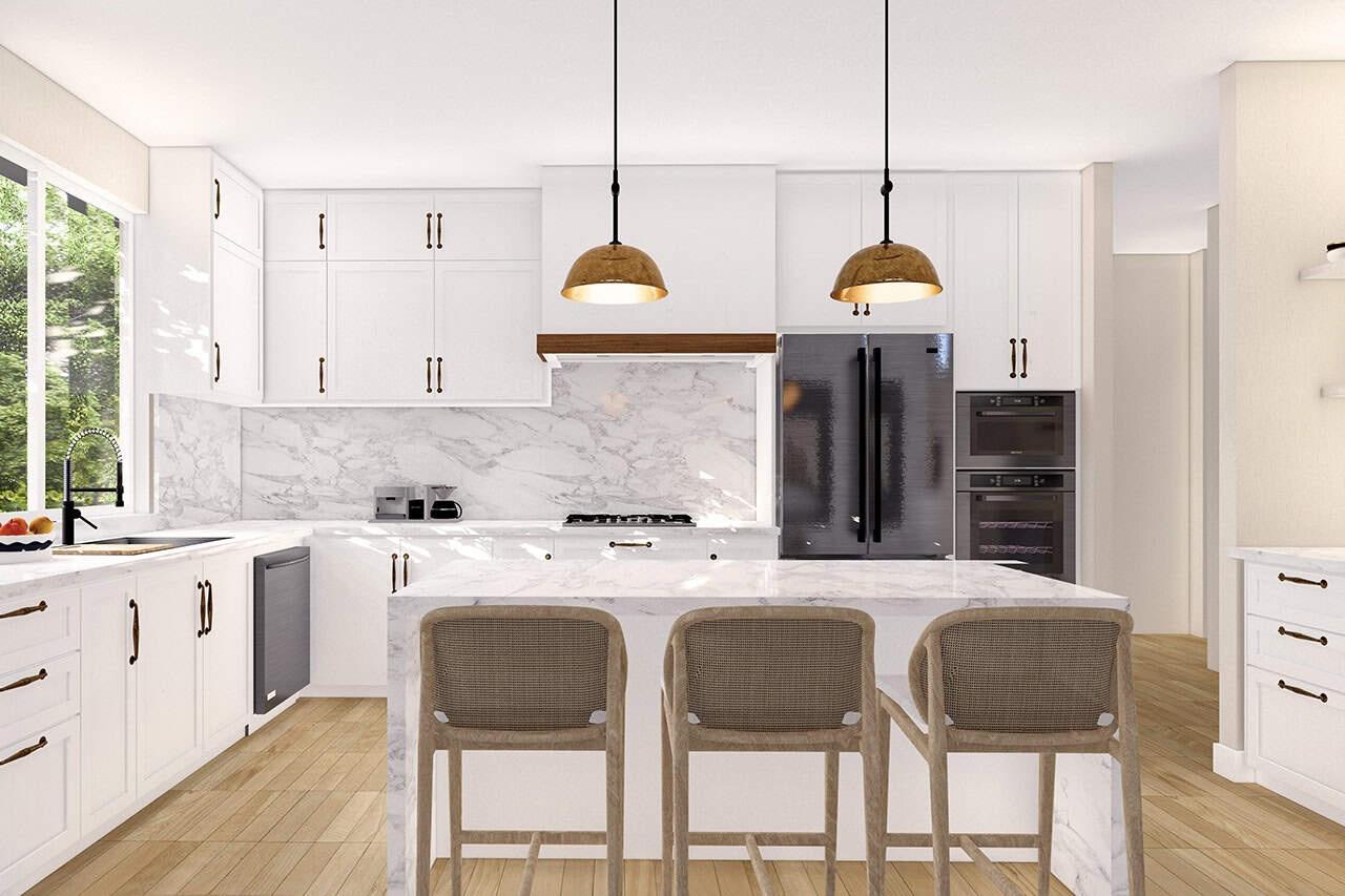 Kitchen: Kitchen Island of this 3-Bedroom,2365 Sq Ft Plan -108-2143