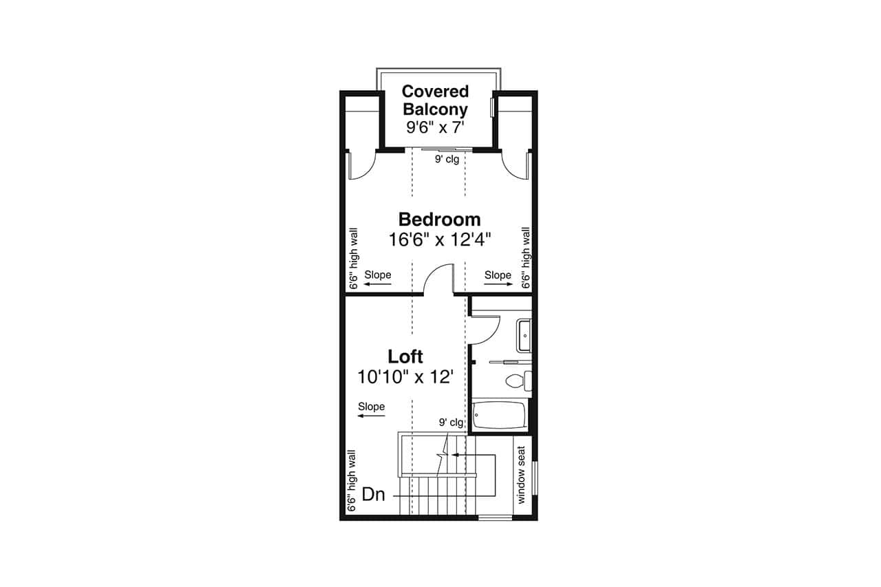 Third Story of Craftsman Plan #108-2147