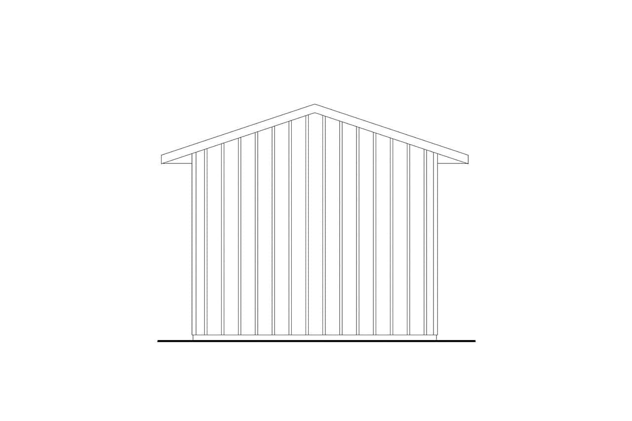 Home Plan Rear Elevation of this 0-Bedroom,1 Sq Ft Plan -108-2150