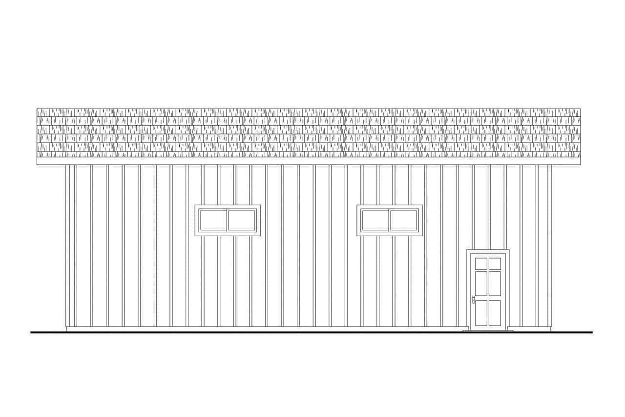 Home Plan Right Elevation of this 0-Bedroom,1 Sq Ft Plan -108-2150