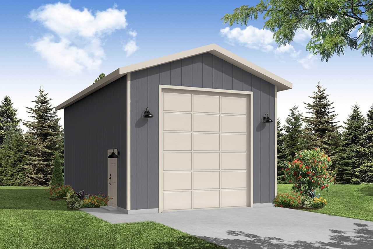 Front elevation of Garage home (ThePlanCollection: House Plan #108-2150)