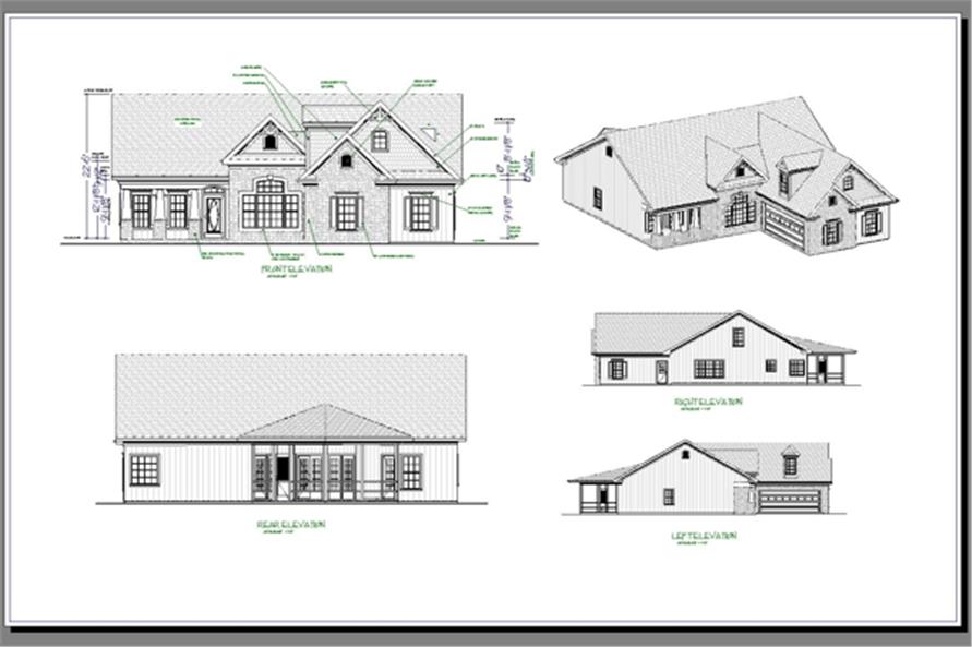 3 Bedrm 1831 Sq Ft Craftsman House  Plan  109 1013