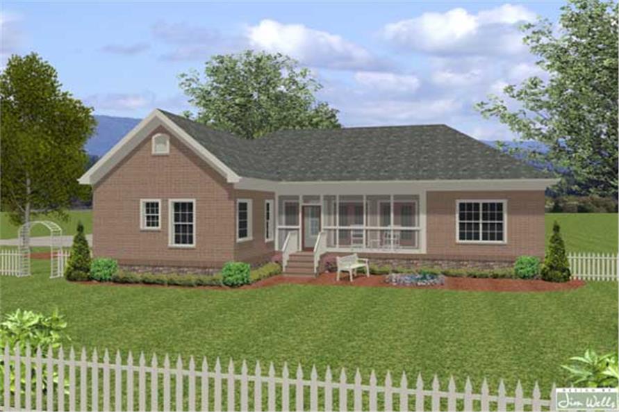 Craftsman Home  with 4 Bedrms 1800 Sq Ft Floor Plan  109 