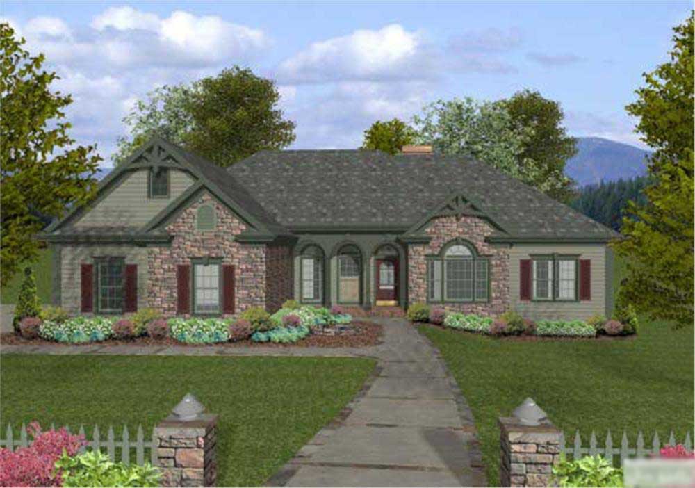 Craftsman Home with 4 Bedrms 2000 Sq Ft House  Plan 109 