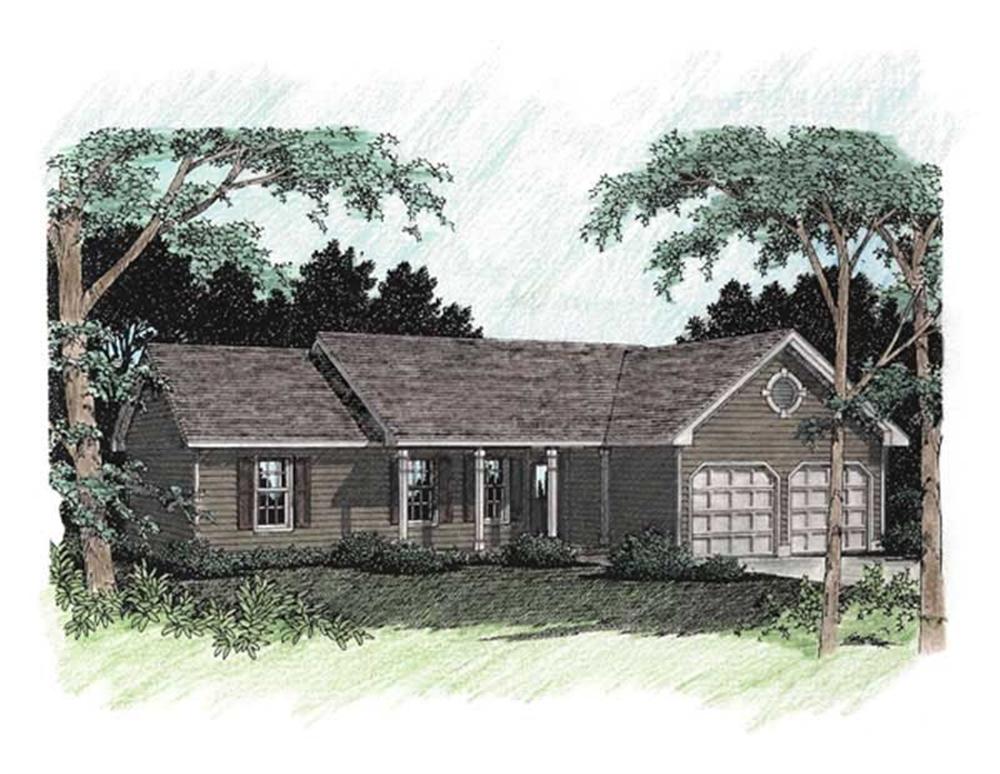 Main image for house plan # 14399